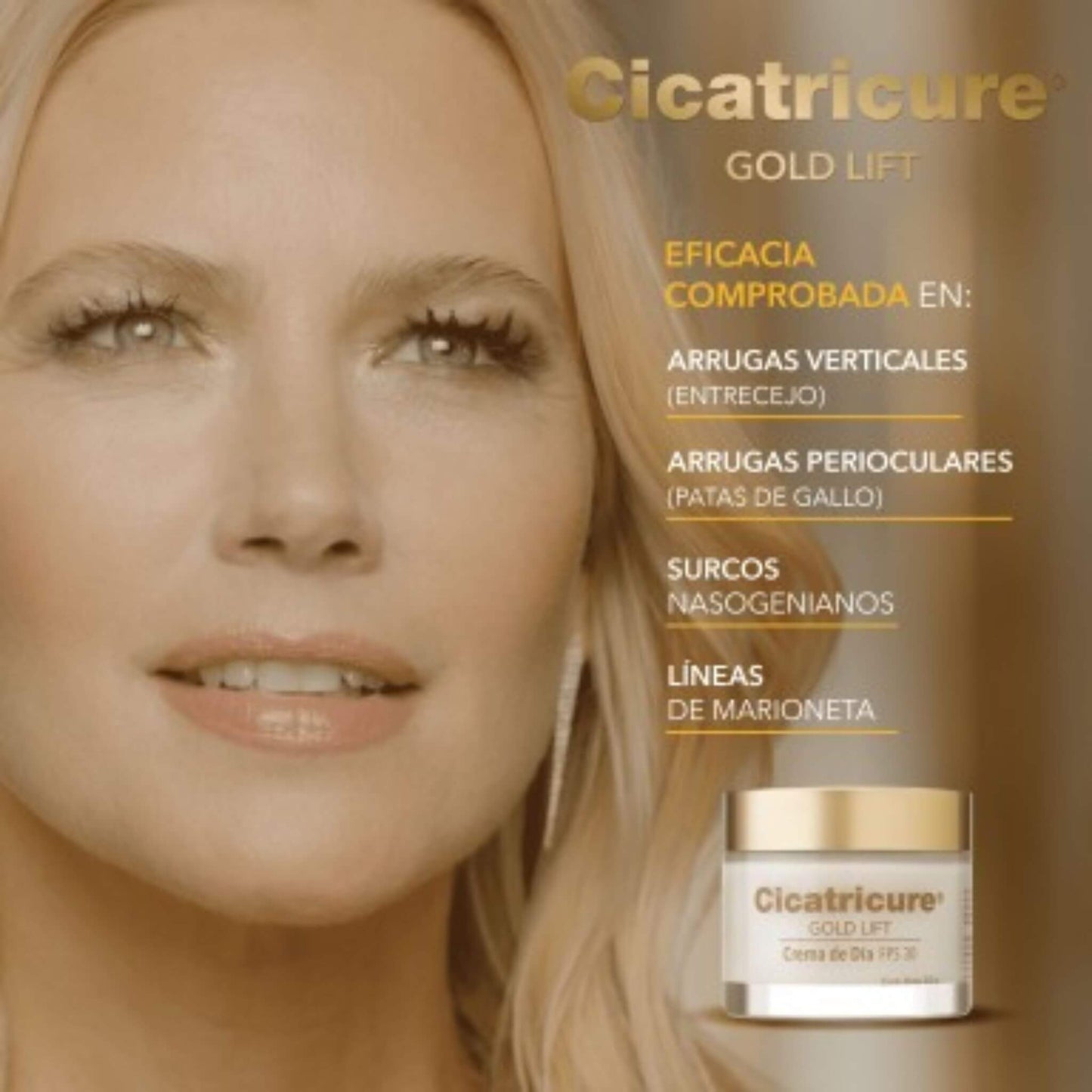 Cicatricure Gold Lift Crema De Día Antiarrugas 50 Gr