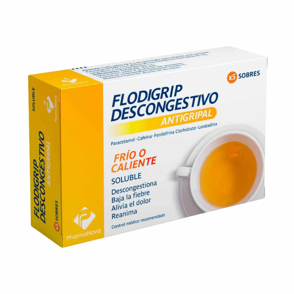 Flodigrip Descongestivo Soluble x 5 Sobres