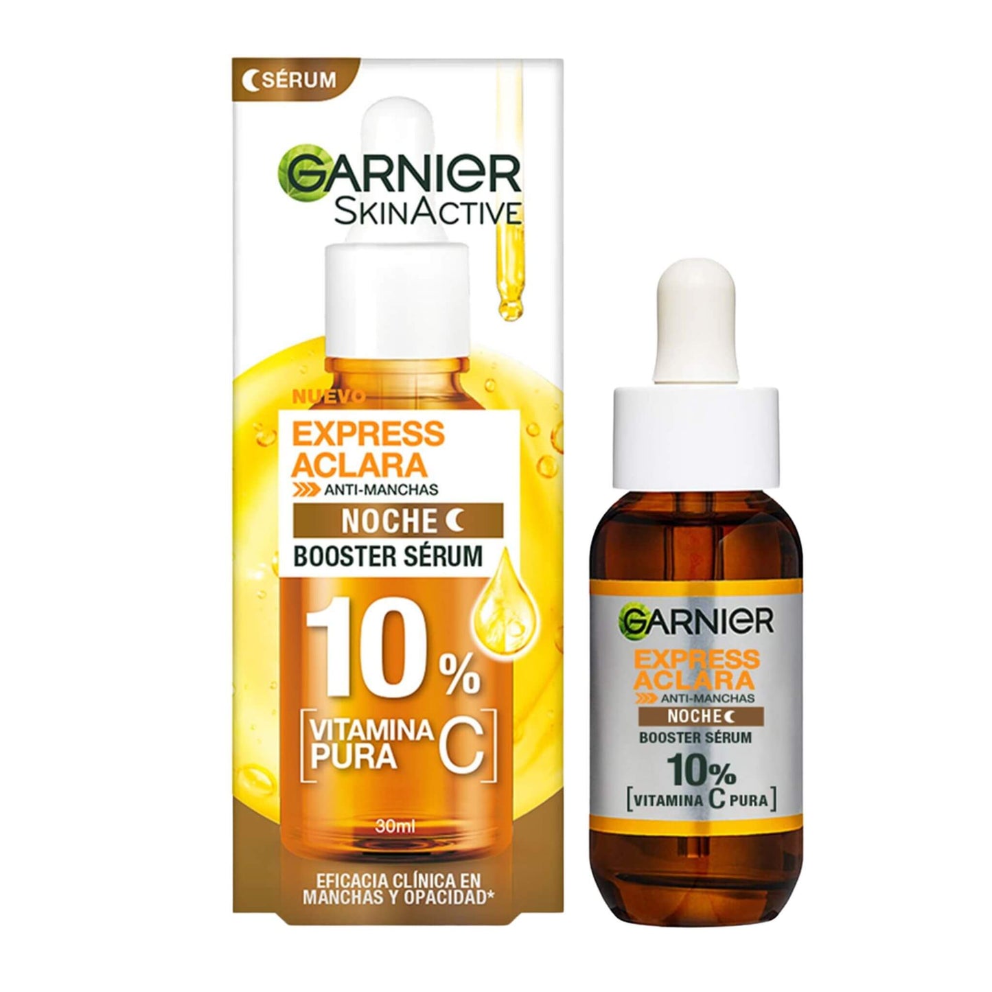 Garnier Serum Booster Express Aclara Noche Vitamina C Pura 30 Ml