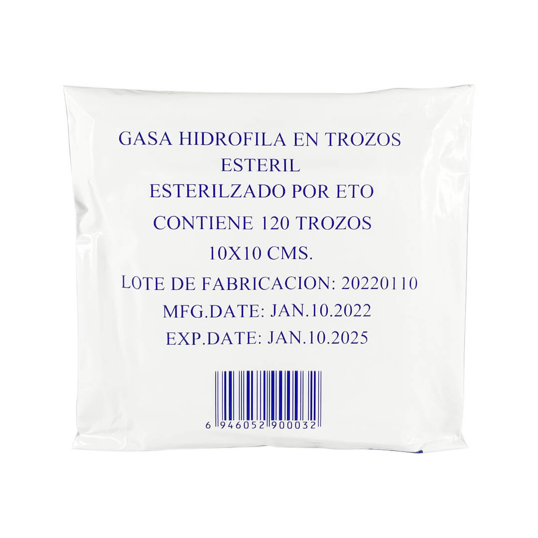 Gasas x 120 trozos