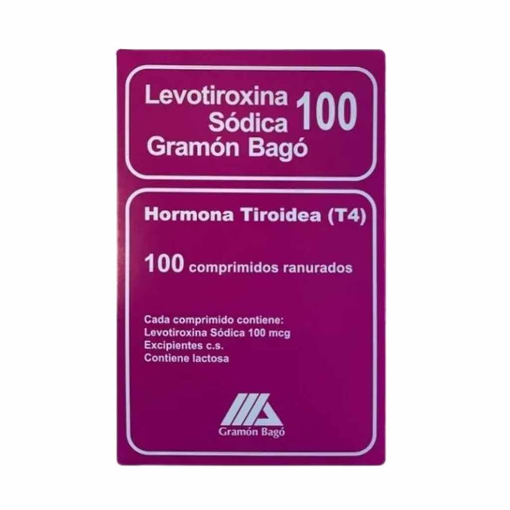 Levotiroxina 100 Gramón Bagó x 100 Comp