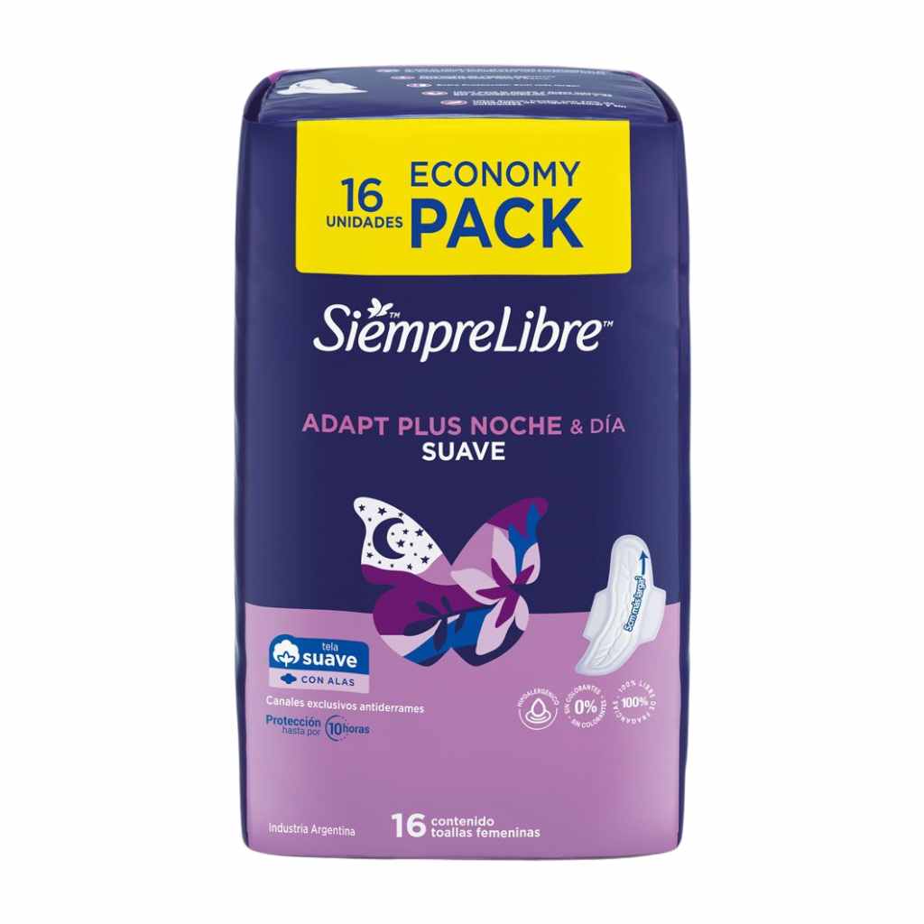 Siempre Libre Adapt Plus Noche & Día x 16 Unidades