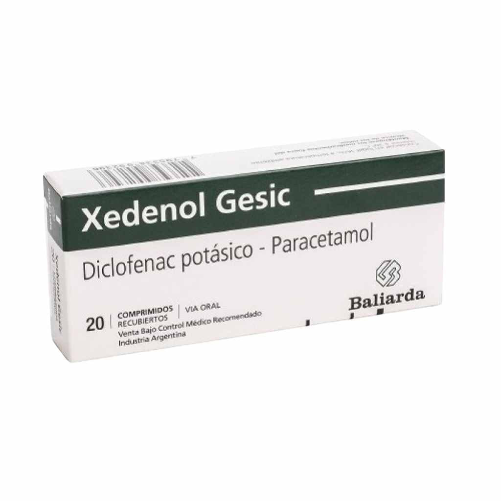 Xedenol Gesic x 20 Comp
