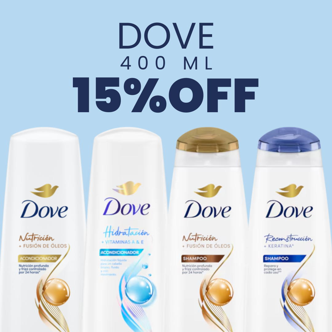 Dove 400Ml 15%OFF