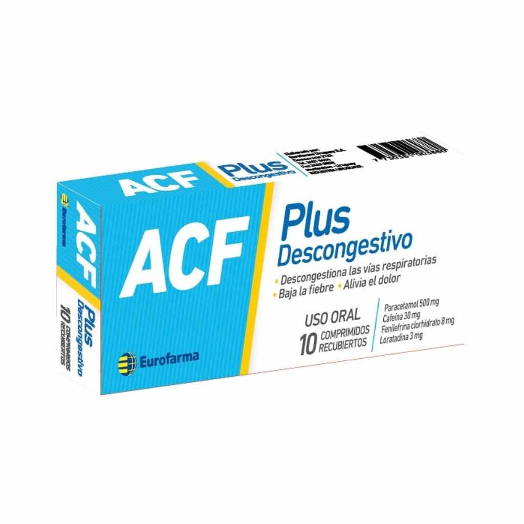 ACF Plus Descongestivo x 10 Comp
