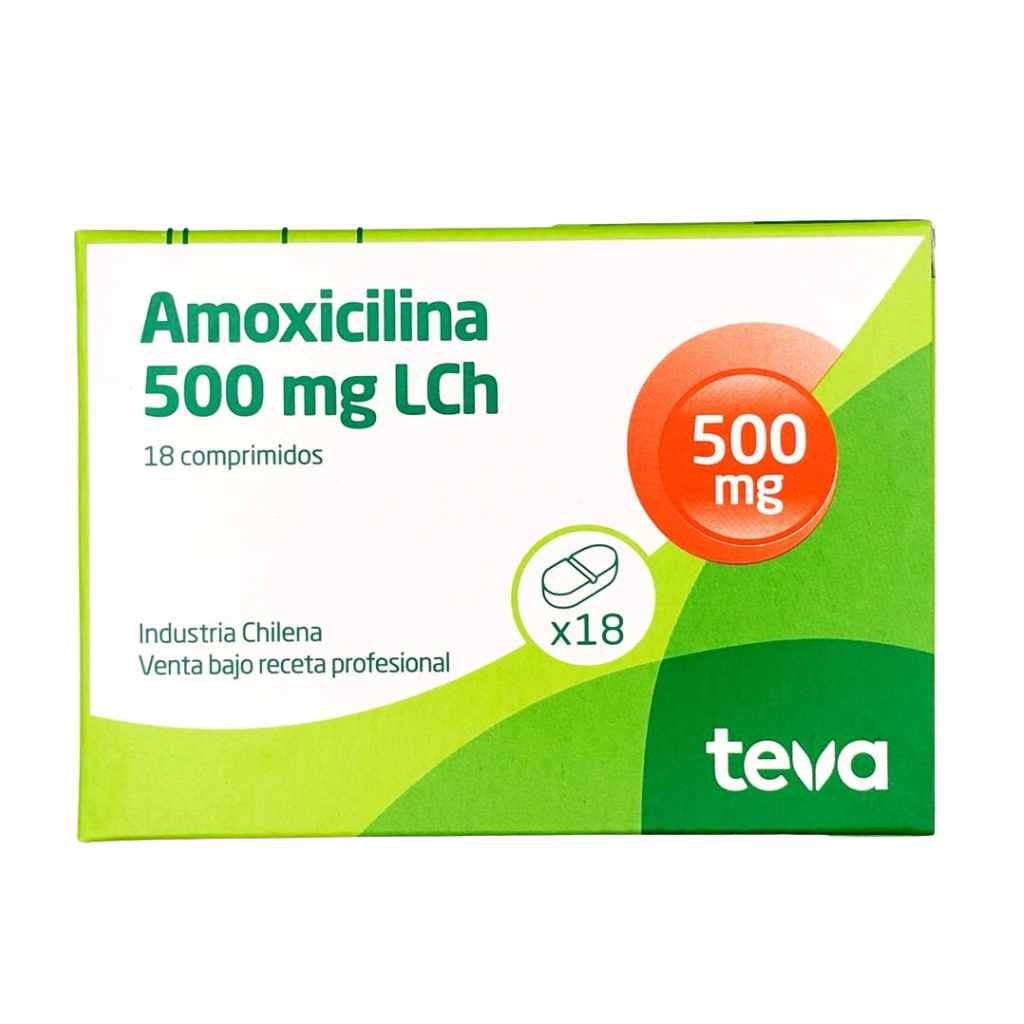 Amoxicilina Teva 500 Mg x 18 Comp