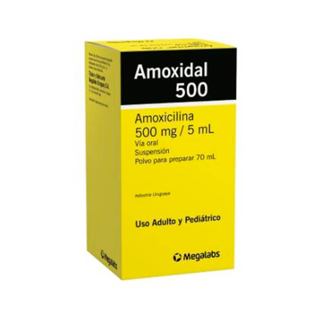 Amoxidal 500 Suspensión 70 Ml