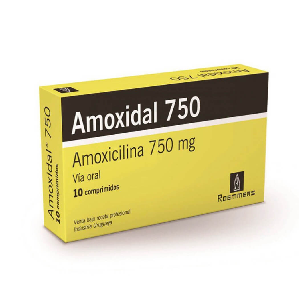 Amoxidal 750 x 10 Comp.