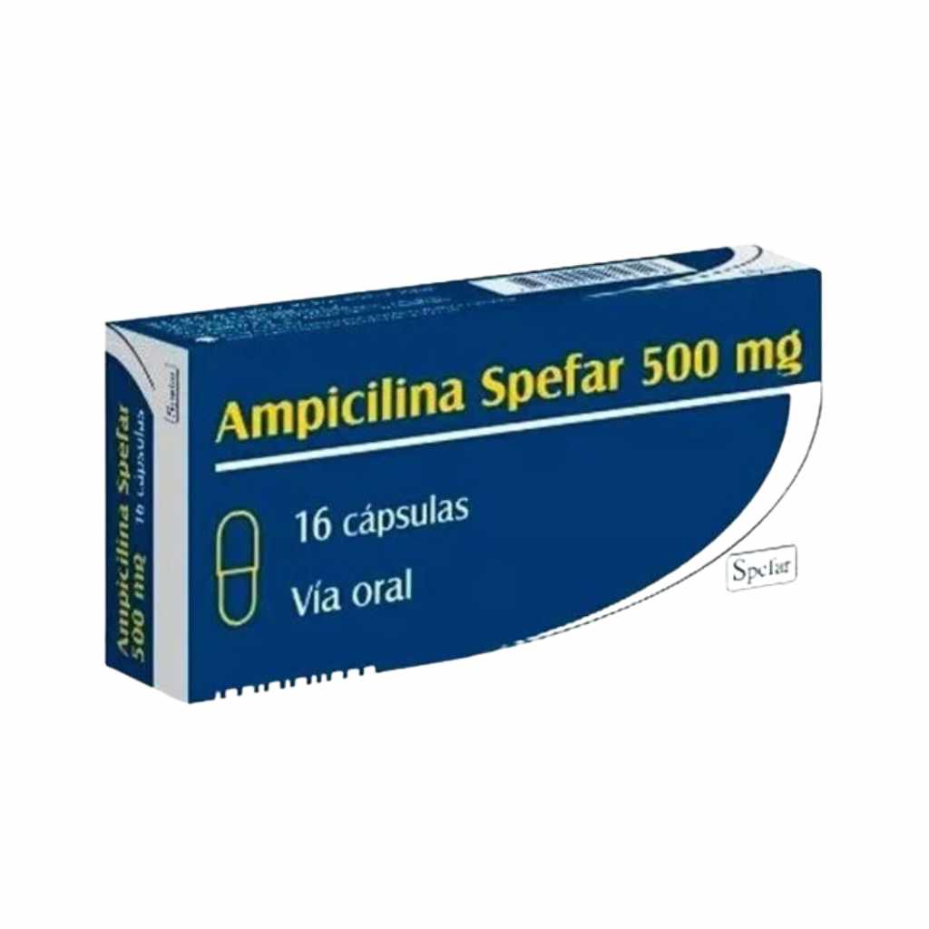 Ampicilina Spefar 500 Mg x 16 Cápsulas