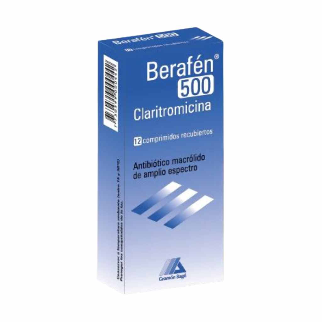 Berafén 500 Mg x 12 Comp
