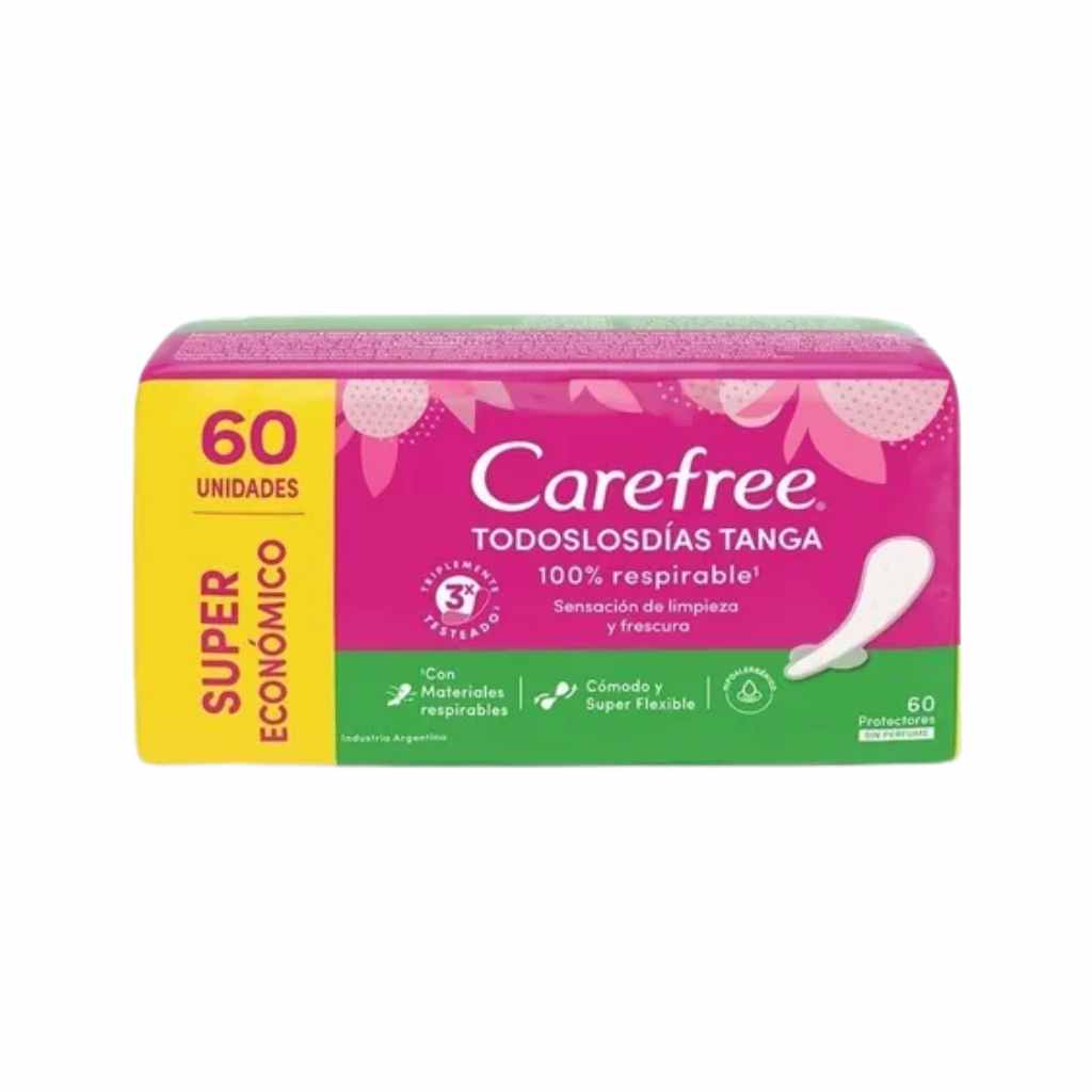 Carefree Protectores Diarios Tanga x 60 Unidades