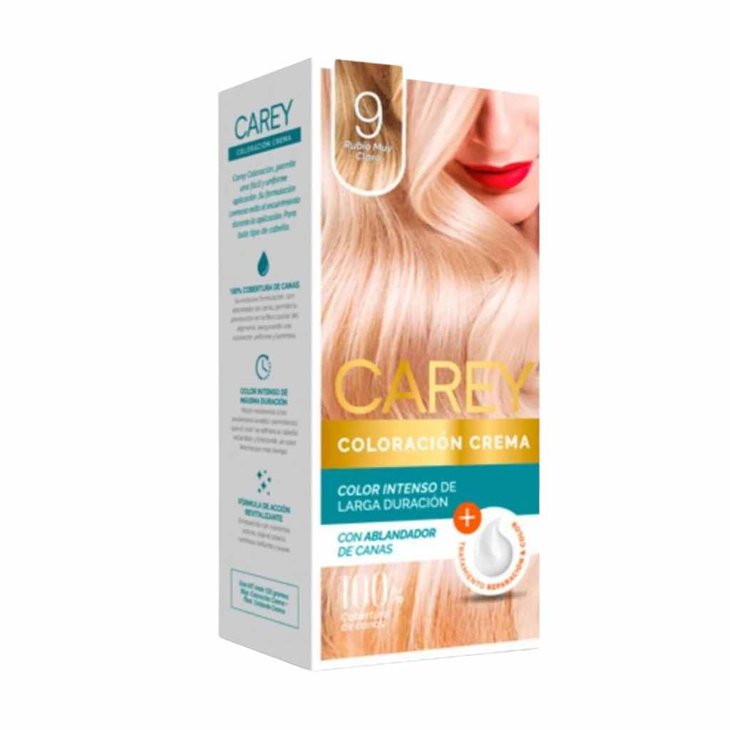 Carey Tinta Nro.9 Rubio Muy Claro