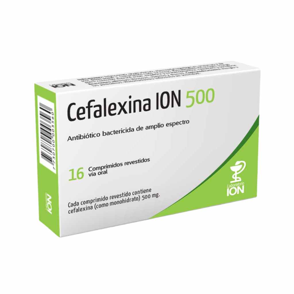 Cefalexina Ion 500 Mg x 16 Comp