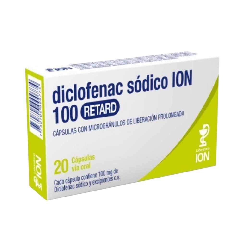 Diclofenac Ion 100 Mg Retard x 20 Cáp