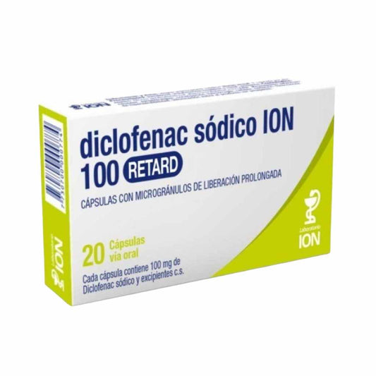 Diclofenac Ion 100 Mg Retard x 20 Cáp