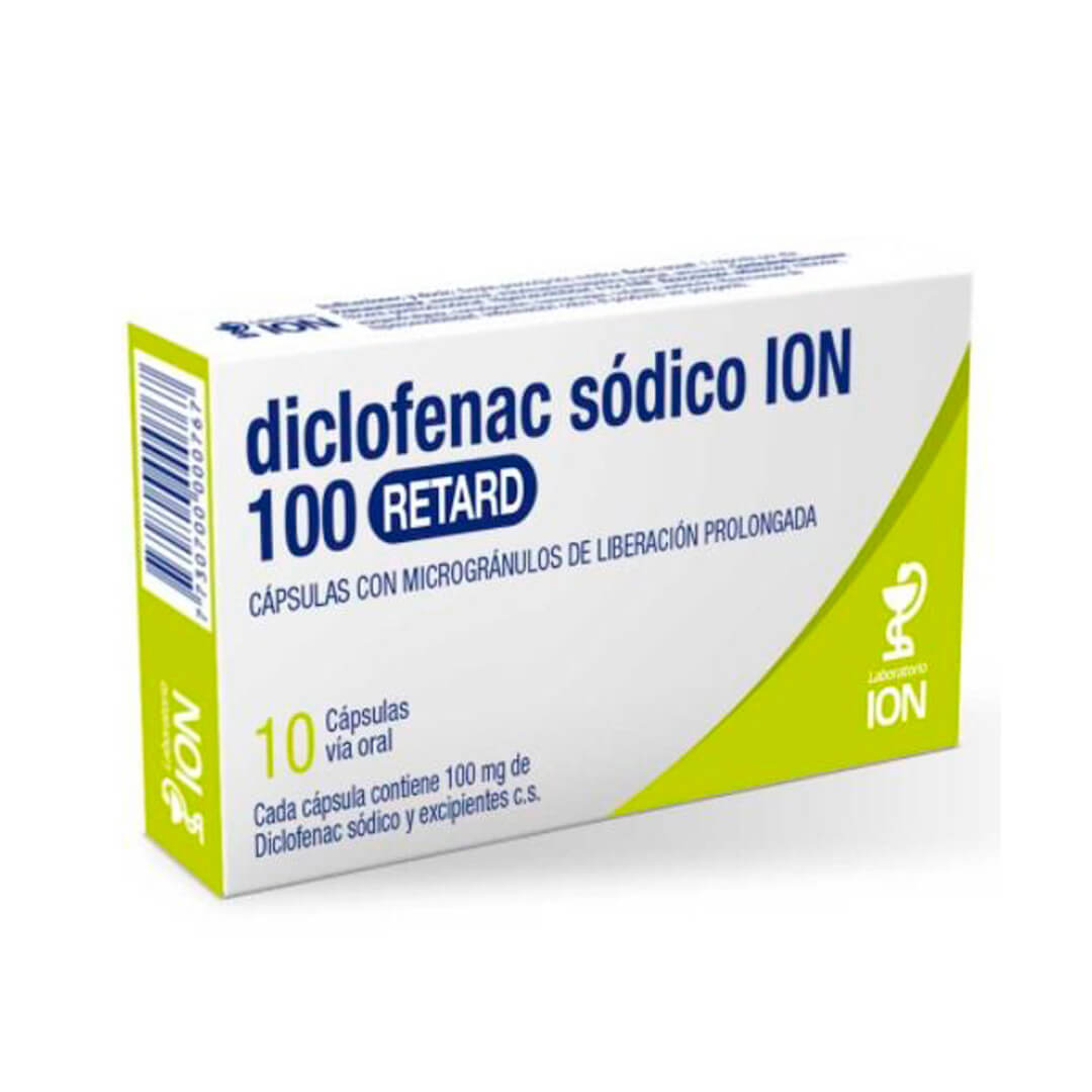 Diclofenac Ion 100 Mg Retard x 10 Cáp