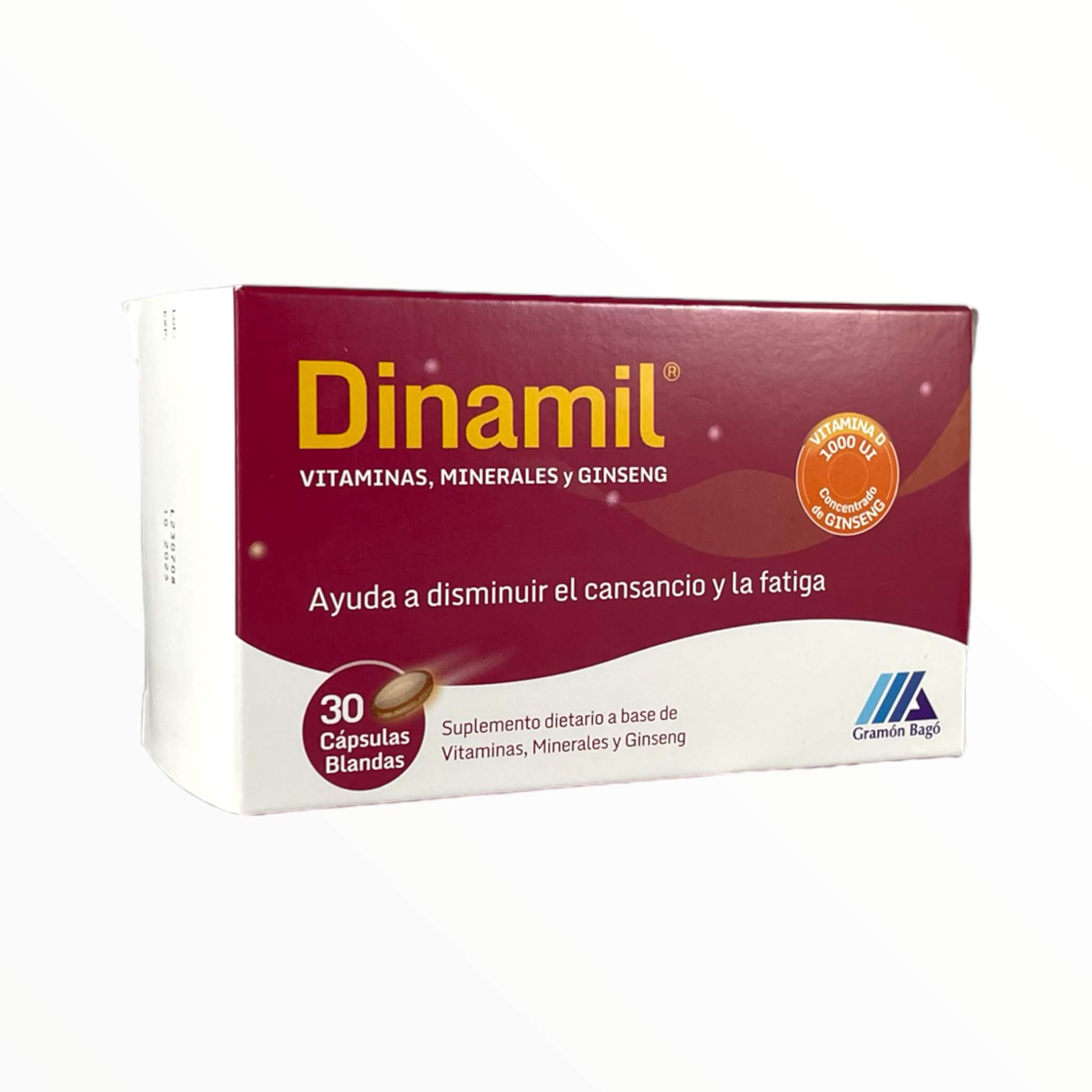 Dinamil x 30 Cáp. Blandas