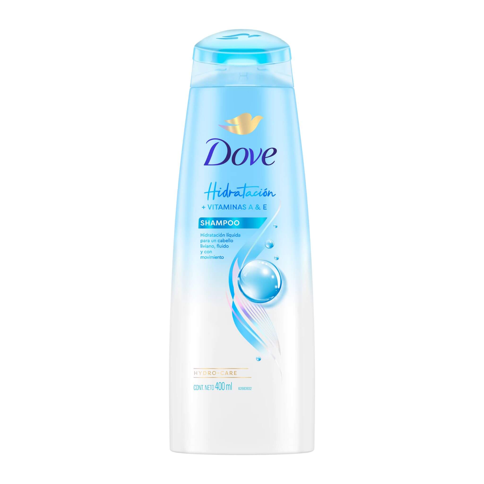 Dove Shampoo Hidratación 400 Ml