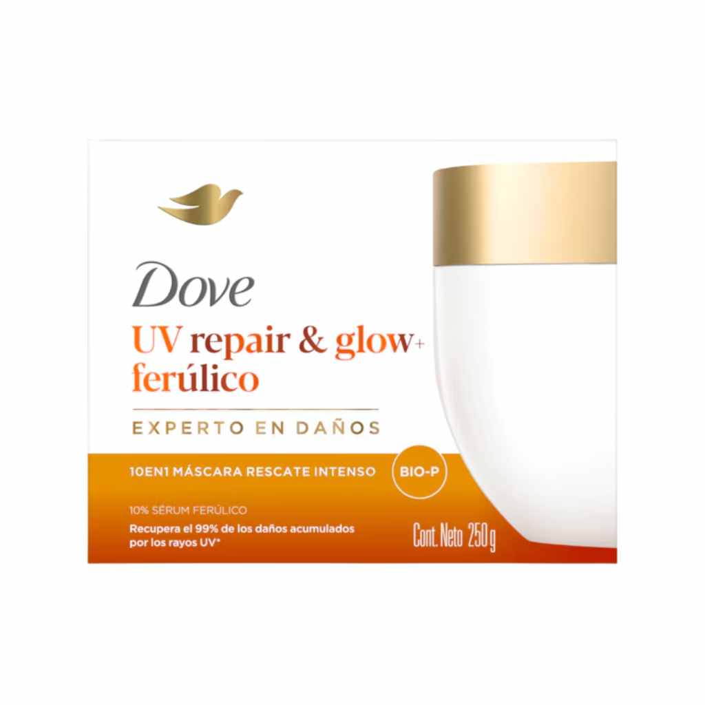 Dove Máscara De Tratamiento Uv Repair & Glow-Ferúlico 250 Gr