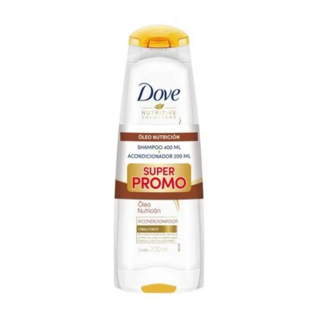 Dove Pack Óleo Nutrición Sh. 400 Ml + Acond. 200 Ml