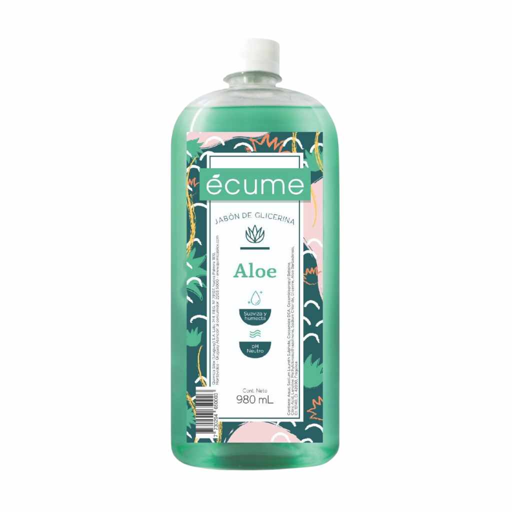 Écume Jabón Líquido Recarga Aloe 980 Ml