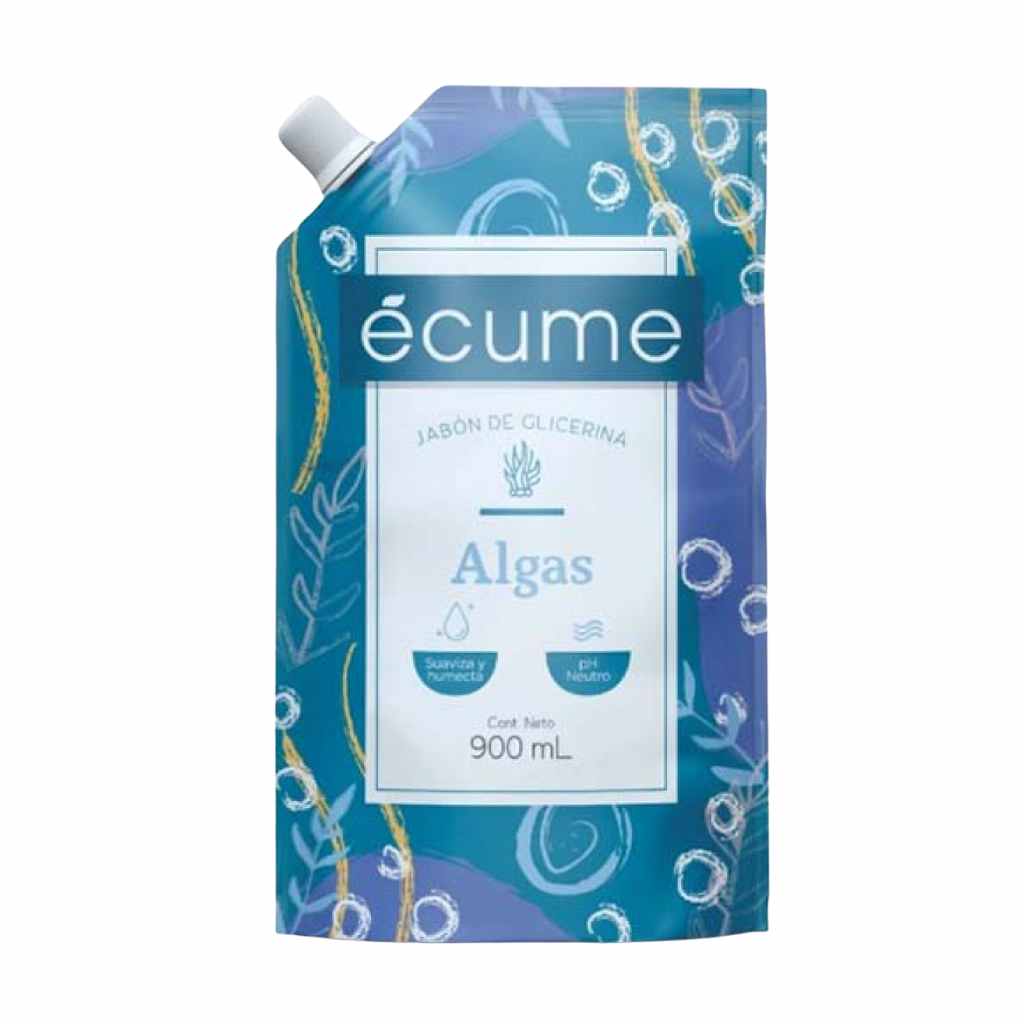 Écume Jabón Líquido Repuesto Doy Pack Algas 900 Ml