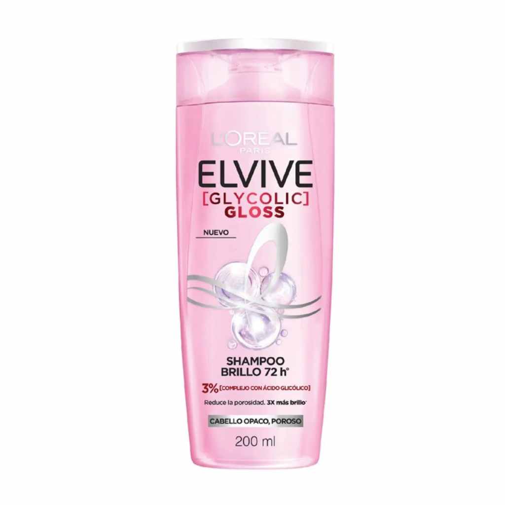 Elvive Shampoo Glycolic Gloss 200 Ml