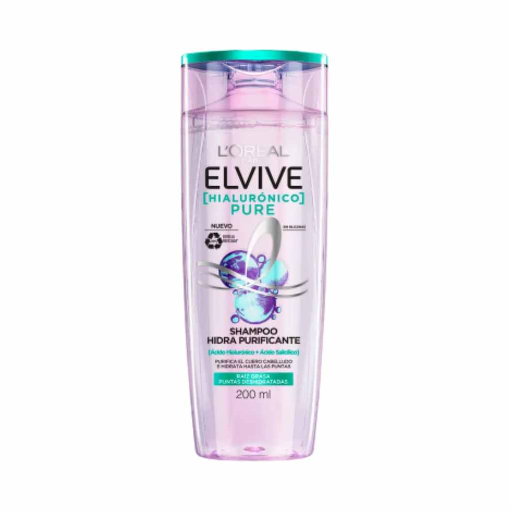 Elvive Shampoo Hialurónico Pure 200 Ml