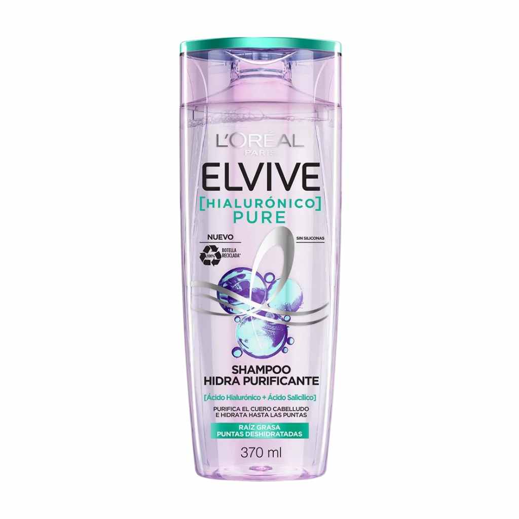 Elvive Shampoo Hialurónico Pure 370 Ml