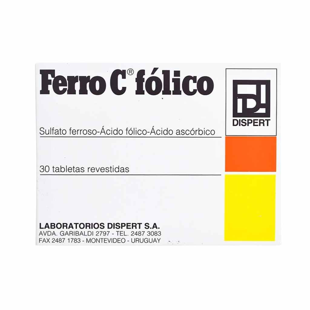 Ferro C Fólico x 30 Comp