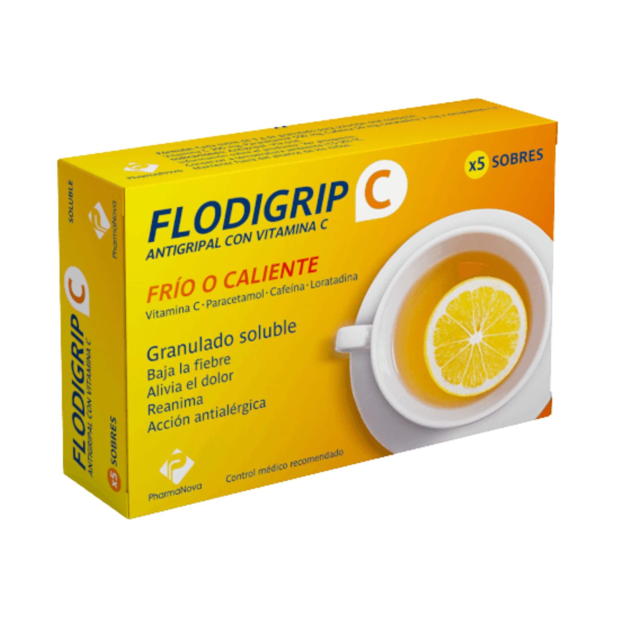 Flodigrip C Soluble x 5 Sobres