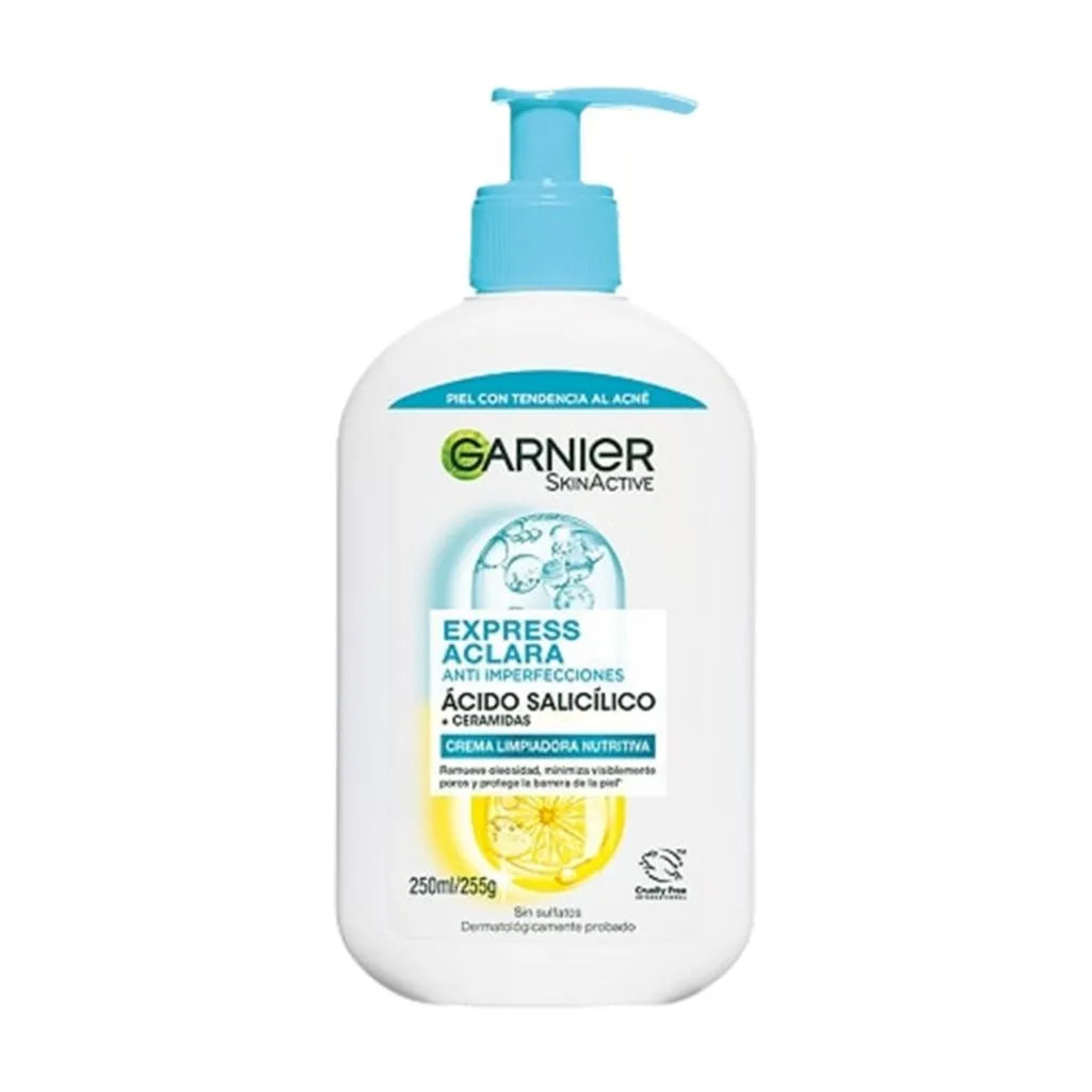 Garnier Express Aclara Ácido Salicílico Crema 250 Ml