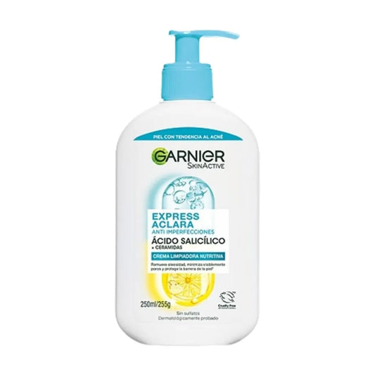 Garnier Express Aclara Ácido Salicílico Crema 250 Ml
