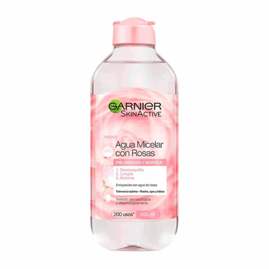 Garnier Skin Active Agua Micelar Con Rosas 400 Ml
