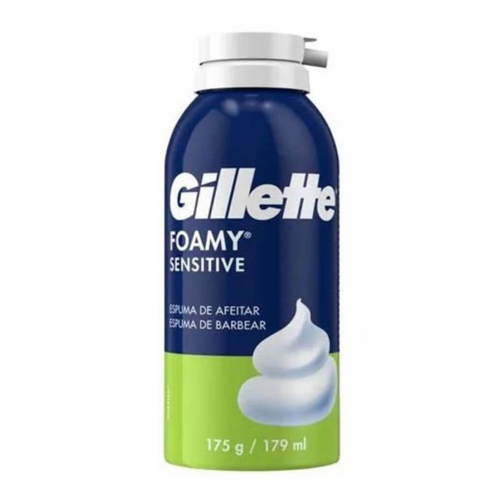 Gillette Espuma De Afeitar Foamy Sensitive 175 Gr