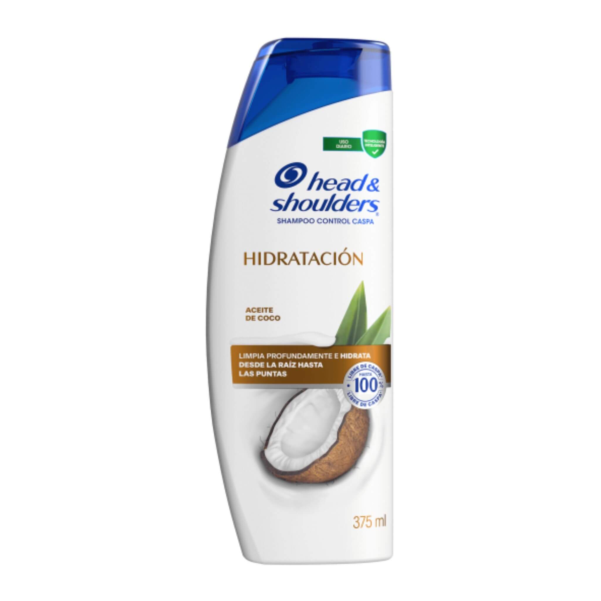 Head & Shoulders Shampoo Hidratación Aceite De Coco 375 Ml