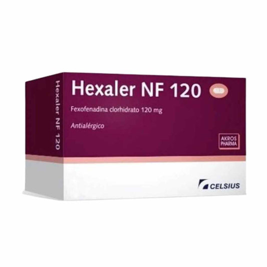Hexaler NF 120 Mg x 10 Cáp
