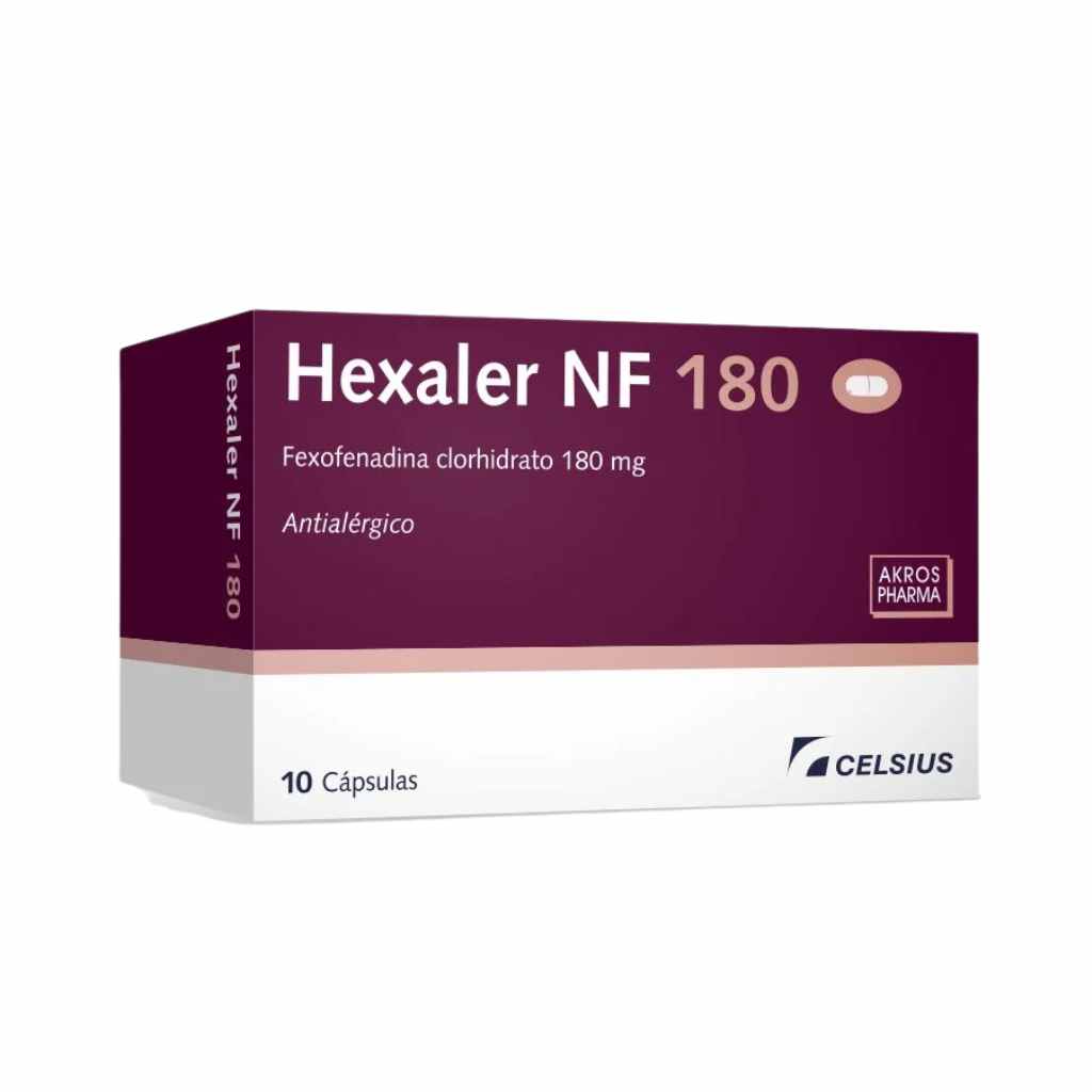 Hexaler NF 180 Mg x 10 Cáp