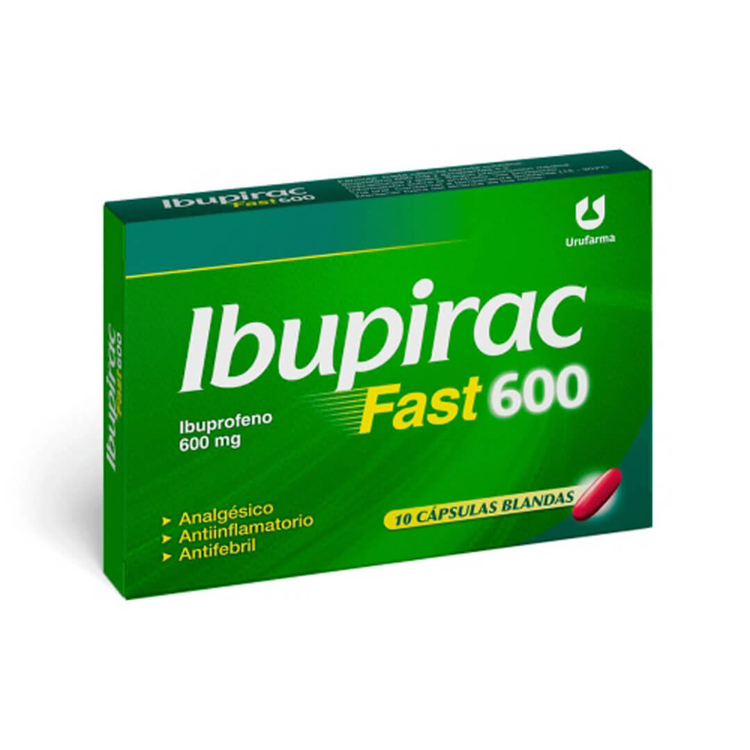 Ibupirac Fast 600 x 10 Cap. Blandas