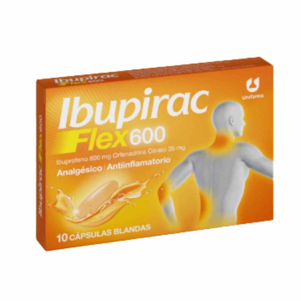 Ibupirac Flex 600 x 10 Cáp