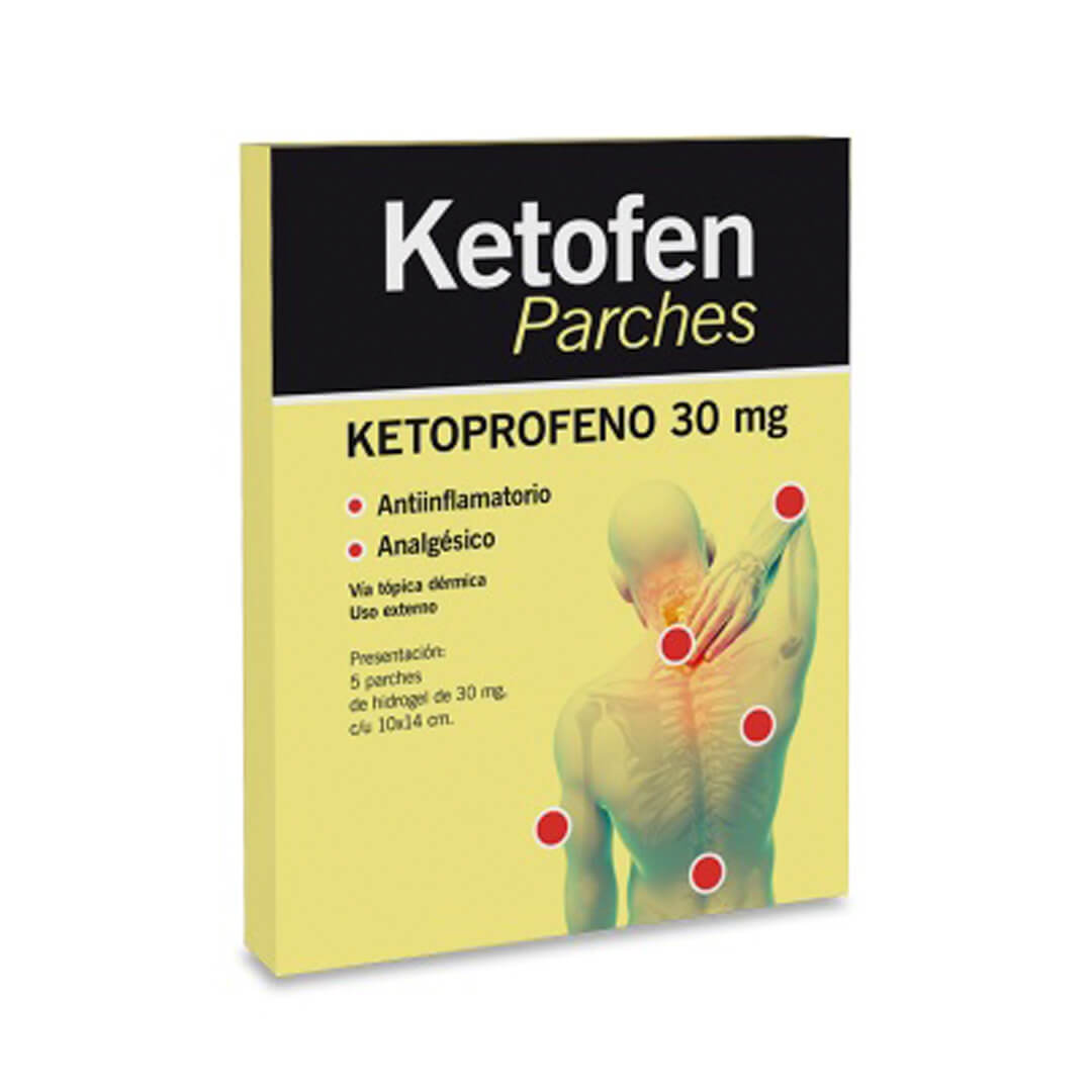 Ketofen 30 Mg x 5 Parches