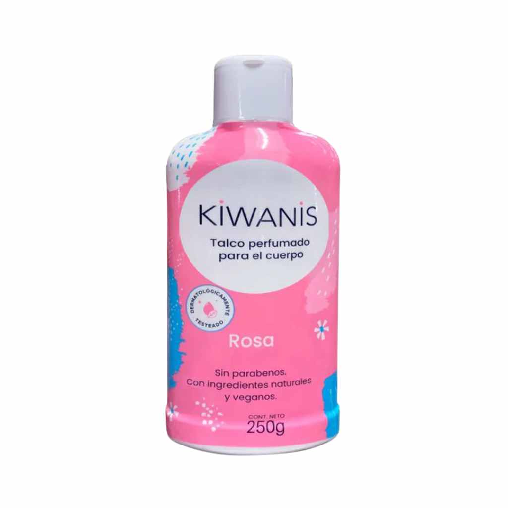 Kiwanis Talco Corporal Rosa Talquera 250 Gr