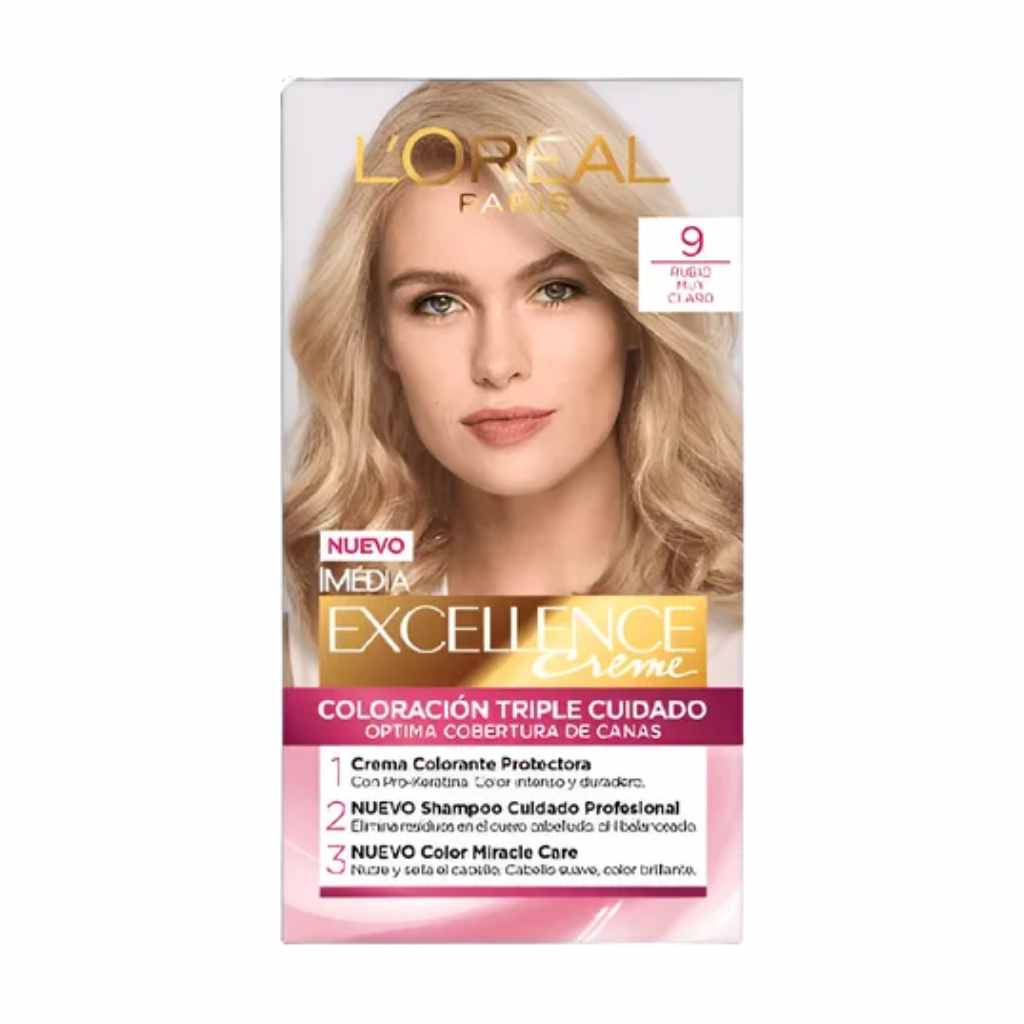 Loreal Excellence 9.0 Rubio Muy Claro