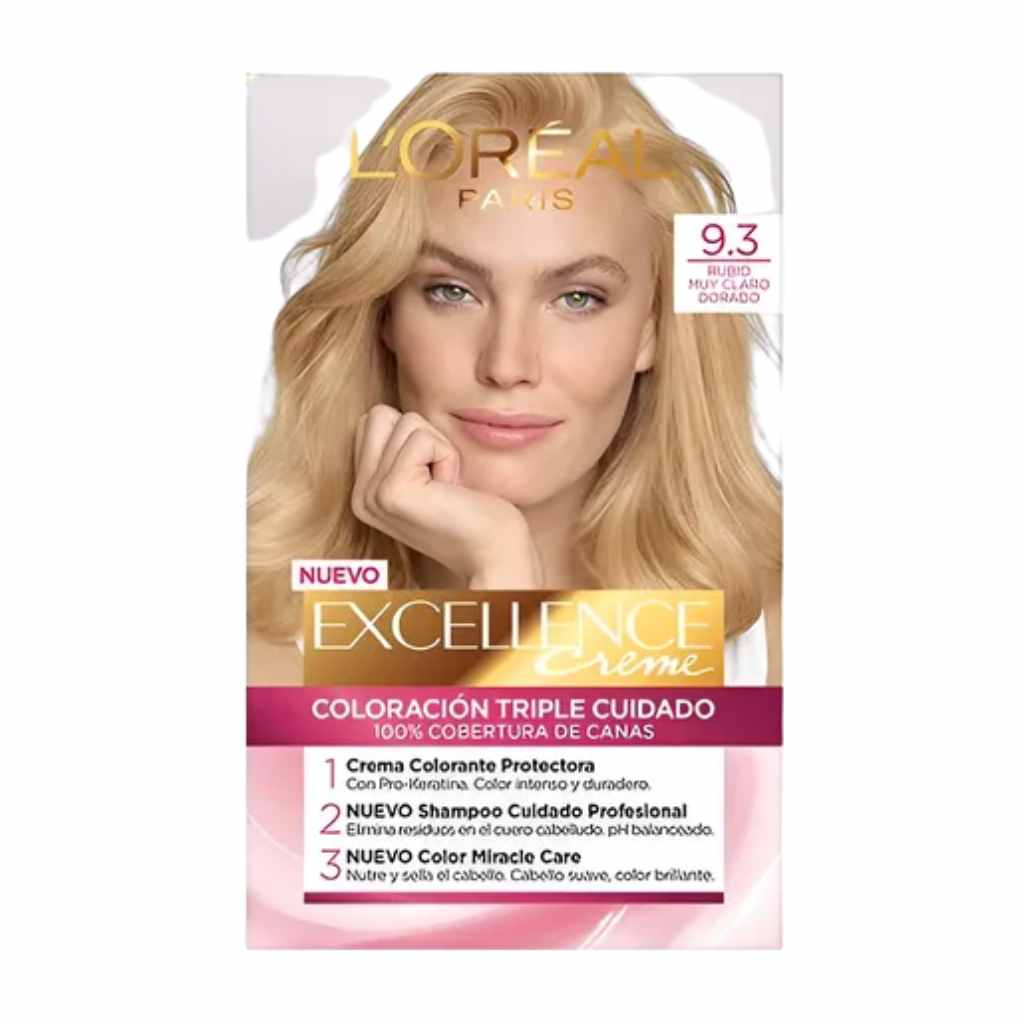 Loreal Excellence 9.3 Rubio Muy Claro Dorado