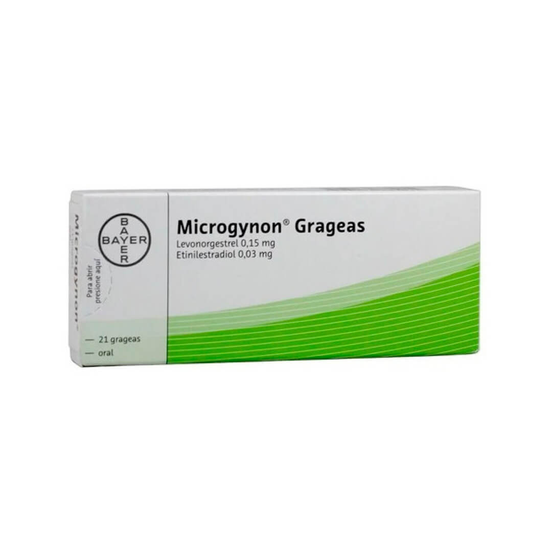Microgynon x 21 Grageas