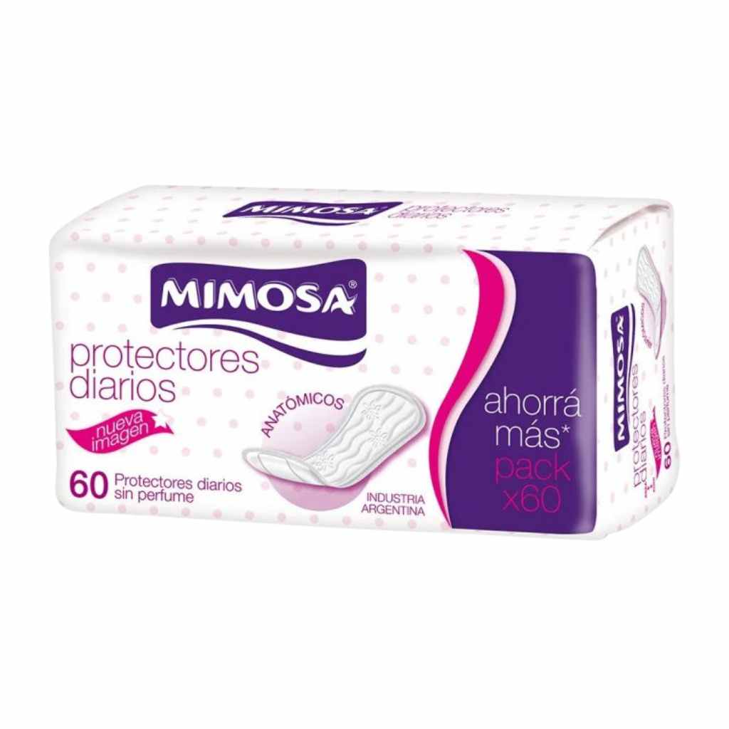 Mimosa Protector Diario x 60 Unidades