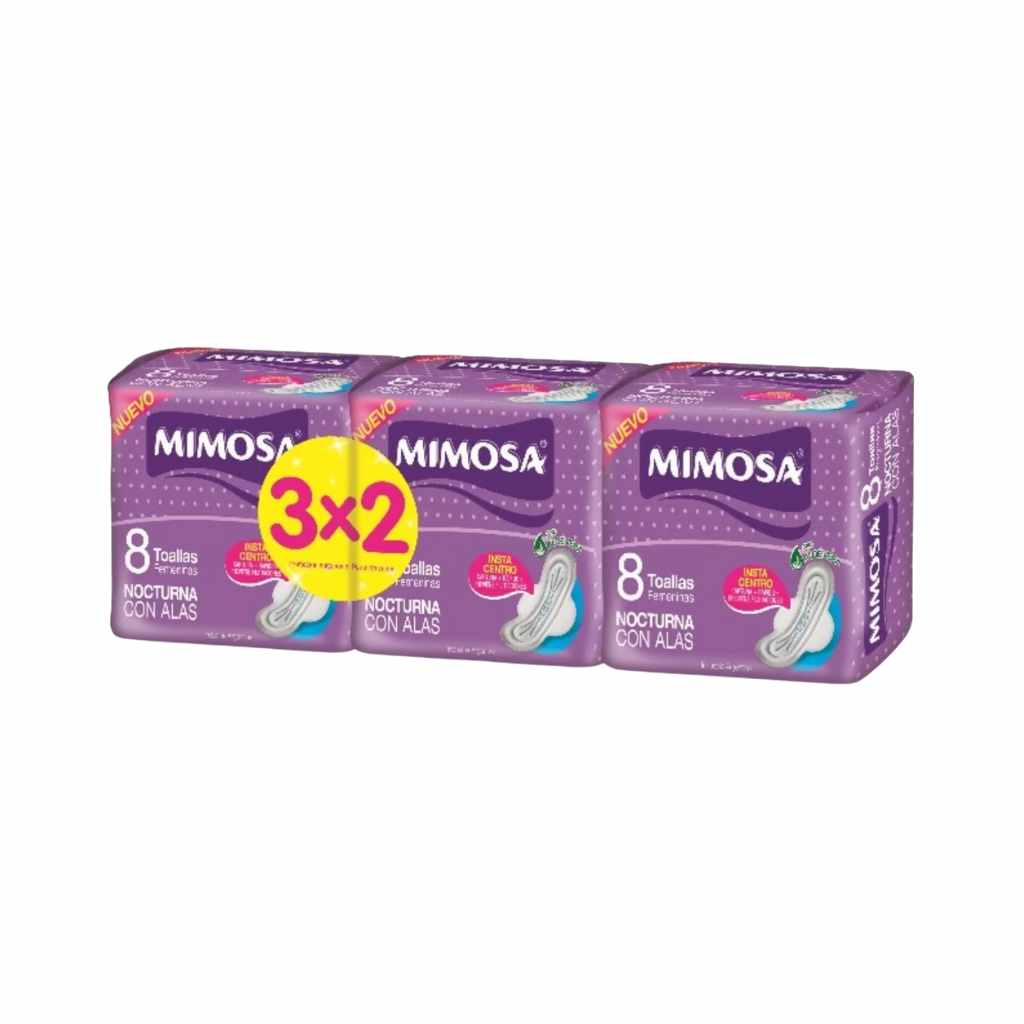 Mimosa Toalla Nocturna Pack 3x2
