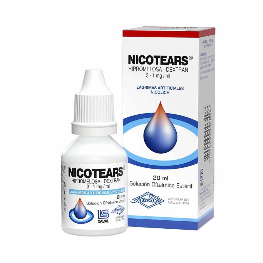 Nicotears Lágrimas Artificiales 20 Ml