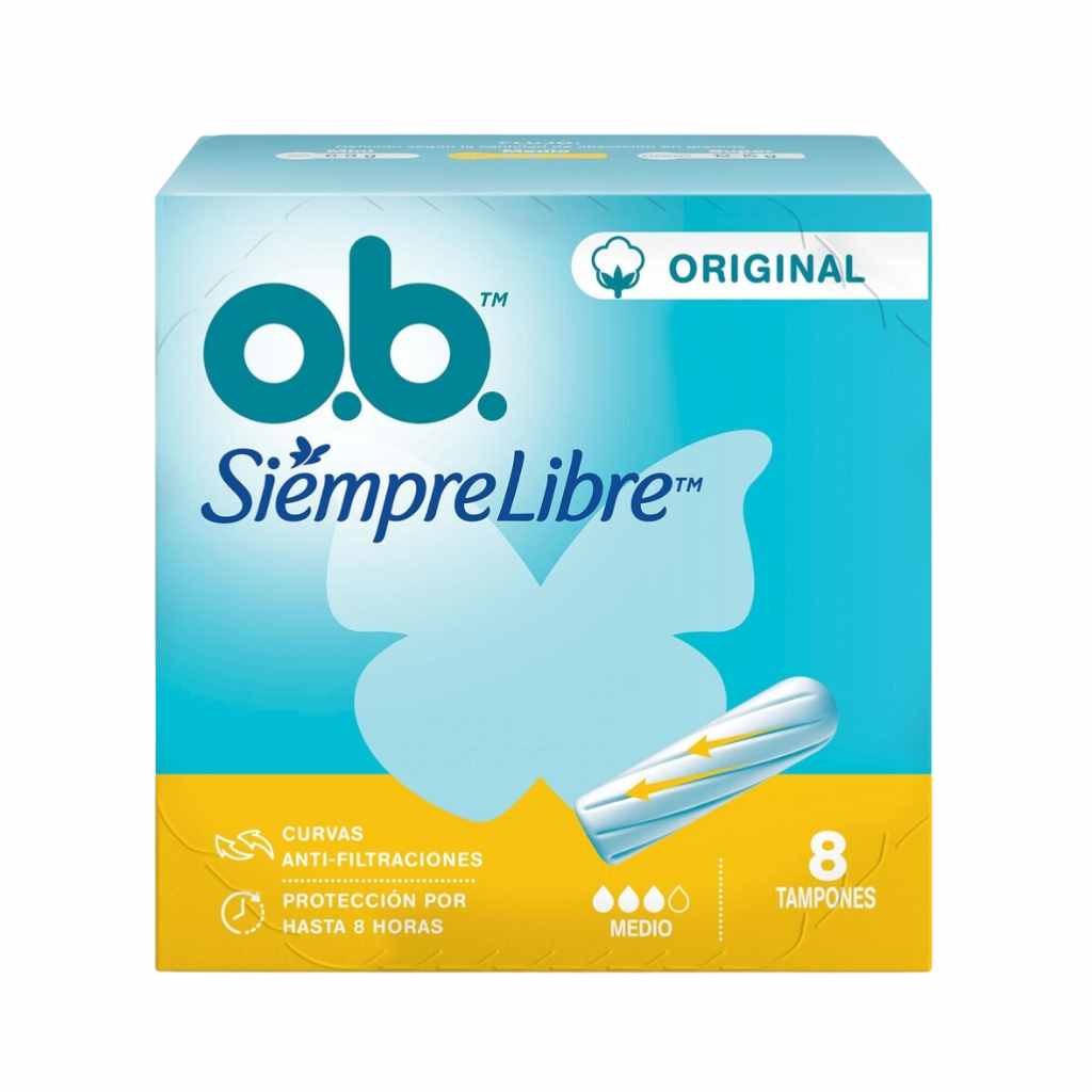OB Original Medio x 8 Tampones