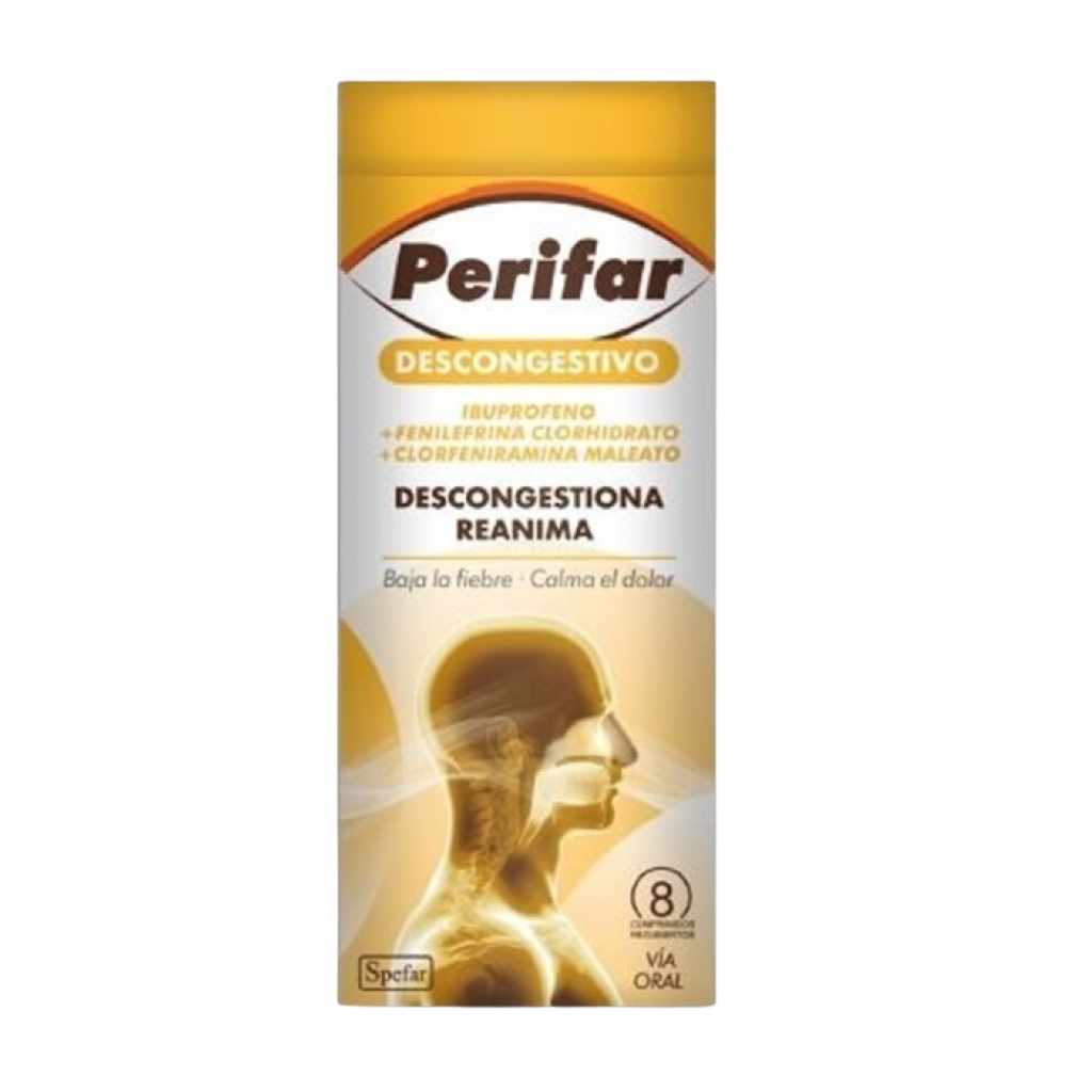 Perifar Descongestivo x 8 Comp